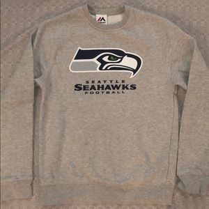 Seattle Seahawks - Men’s Small Grey Sweatshirt